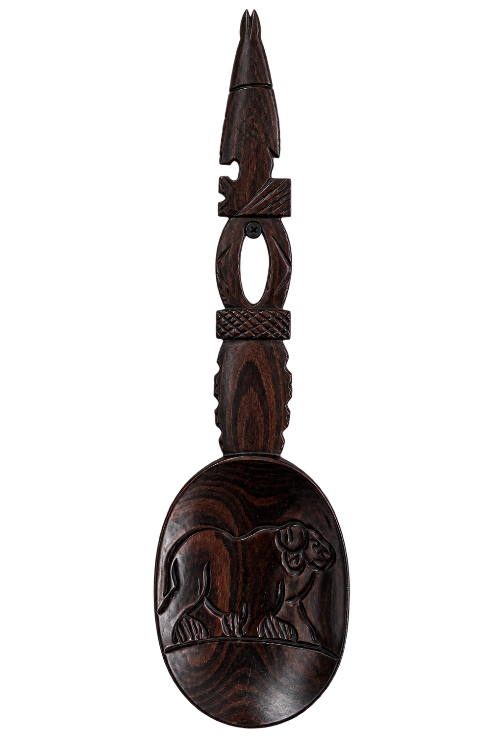 Akoya Hand-Carved Wooden Wall Sculpture | African Artisan Décor | TG Luxe