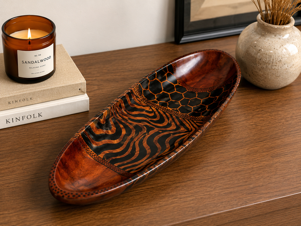 Zuri Patterned Decorative Tray