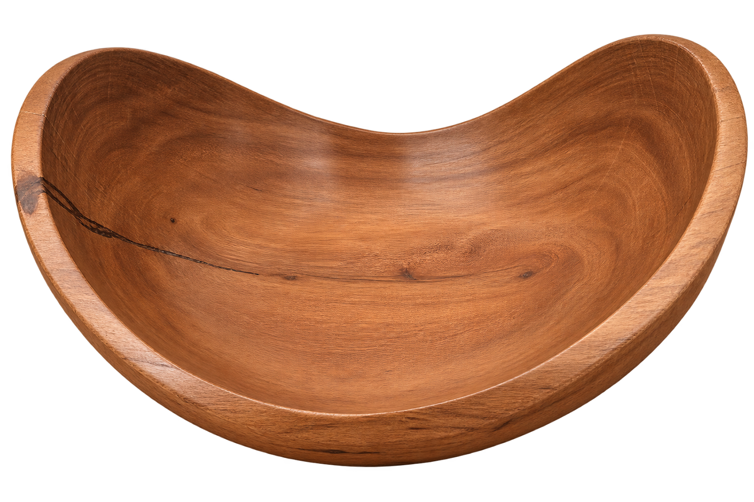 Malaika Sculptural Wooden Bowl