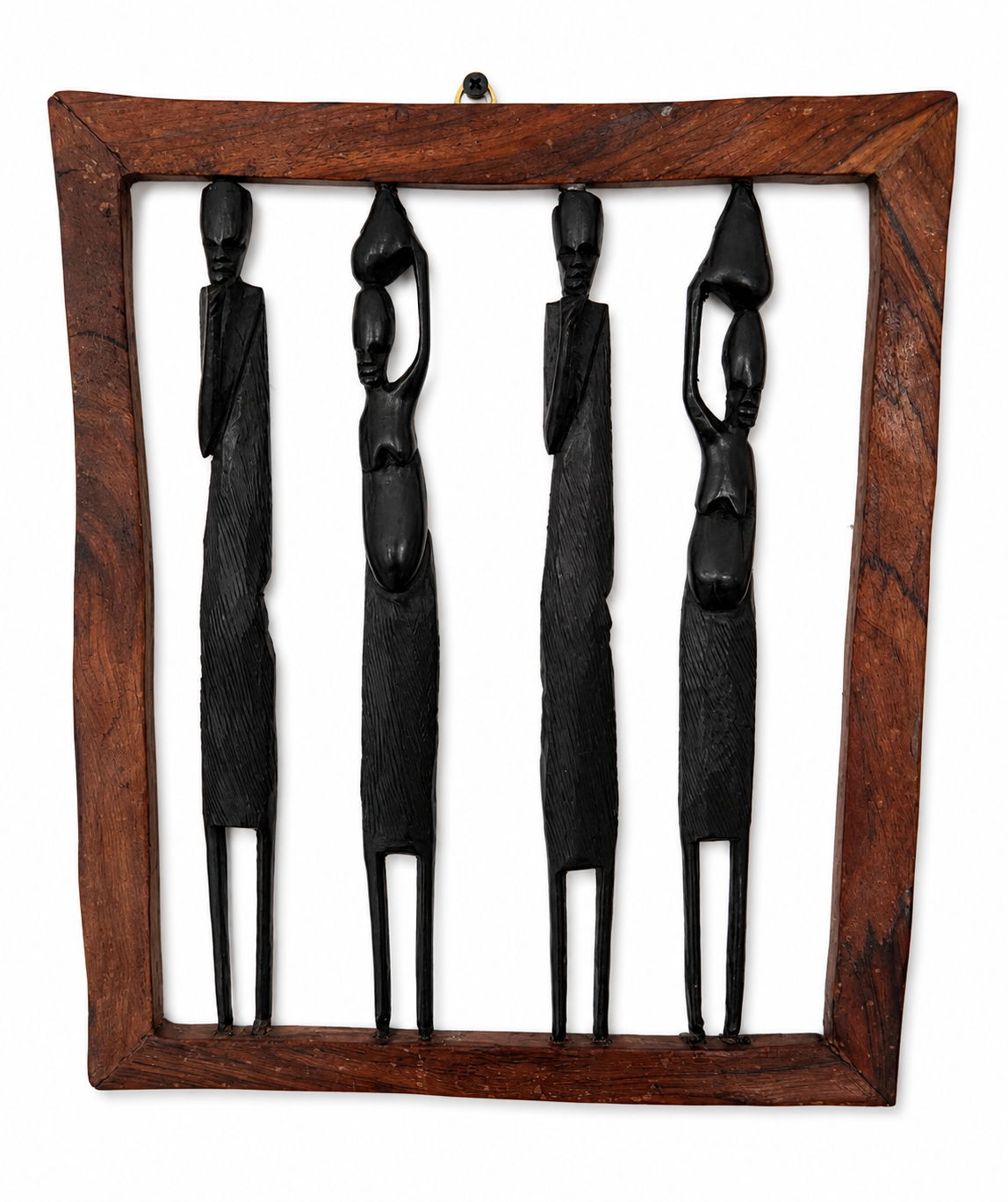 NIA — Hand-Carved Figurative Wall Art