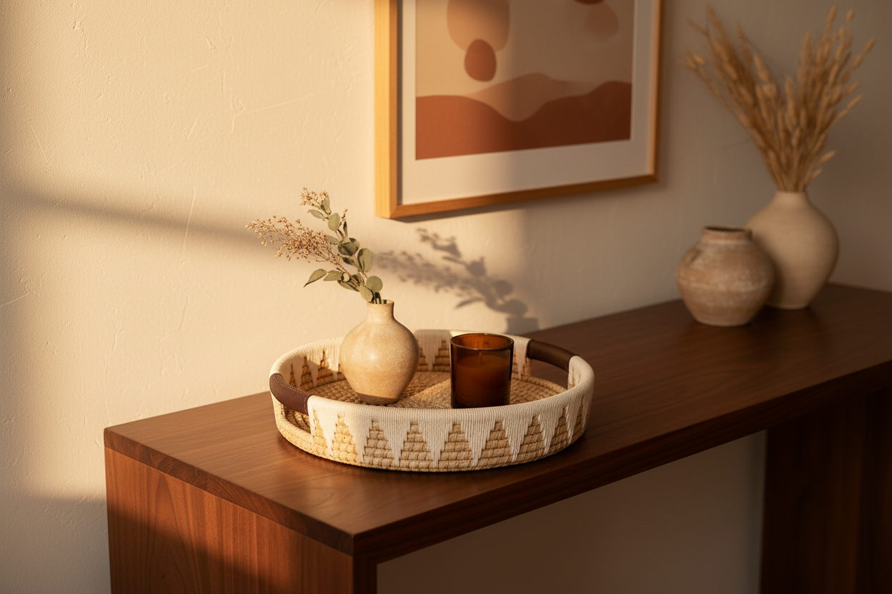 SAFI — Handwoven Artisan Tray