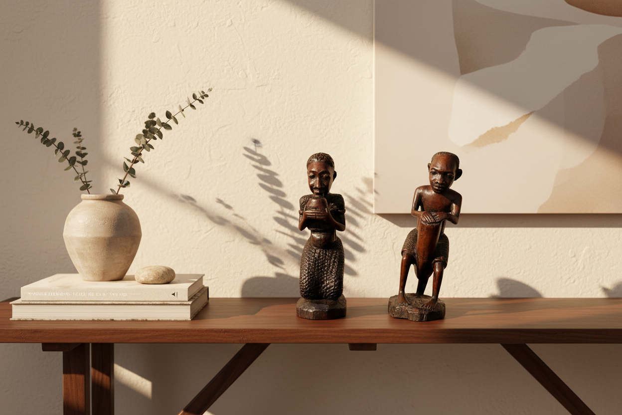 Ubuntu — Hand-Carved Wooden Figurines