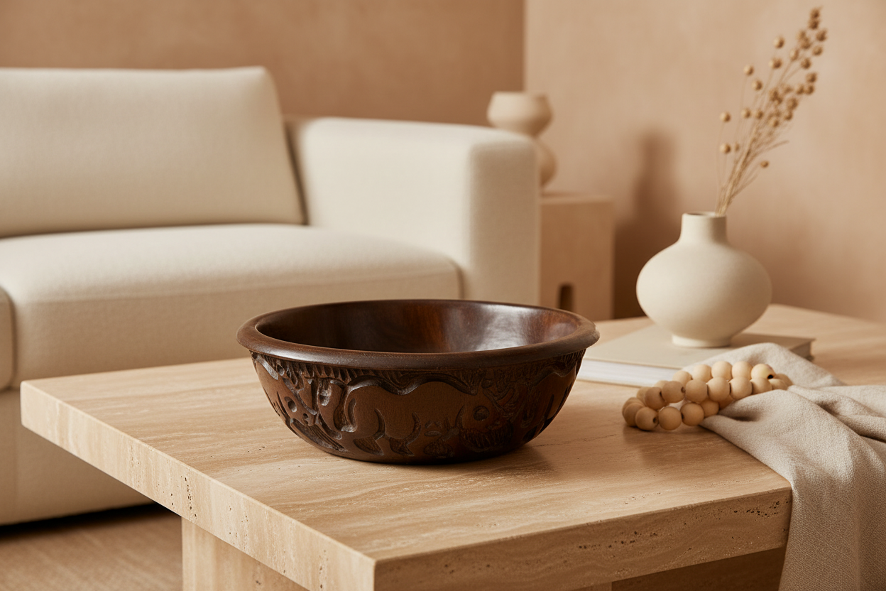 SOKO — Hand-Carved Wooden Bowl
