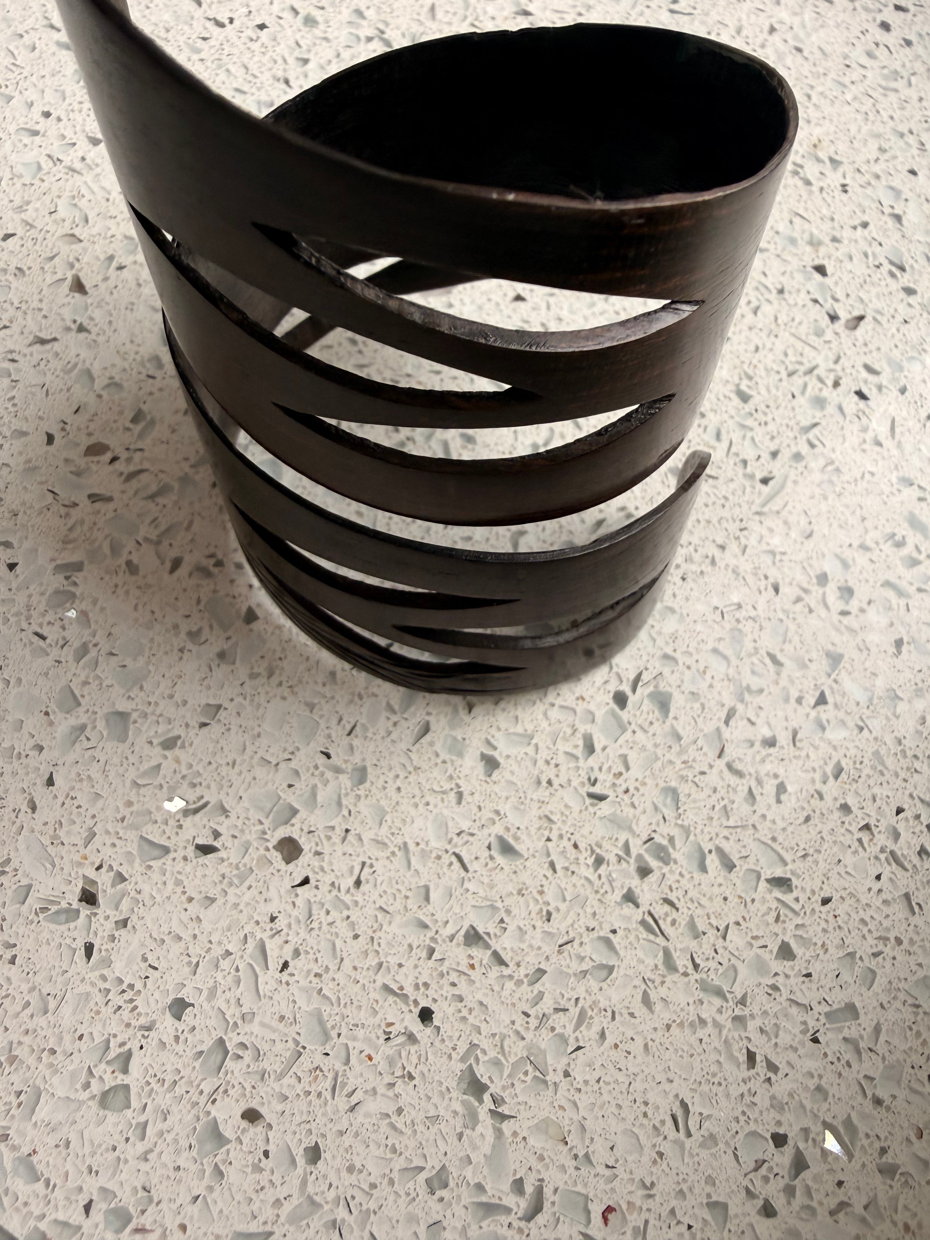 Hand-Carved Wooden Napkin Rings | Artisan Table Collection (Set of 4)