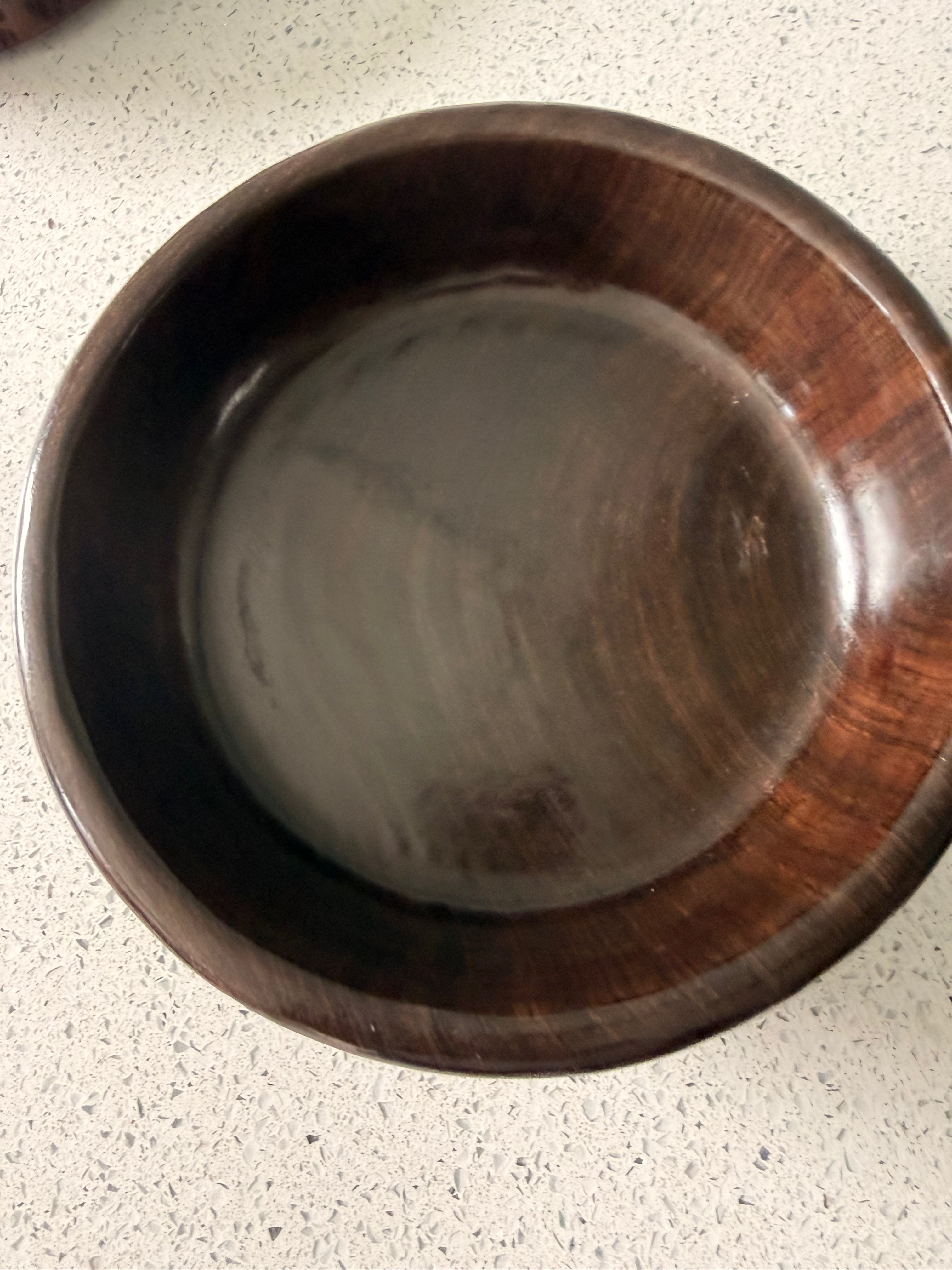 Hand-Carved Wooden Centrepiece Bowl | Safari Collection