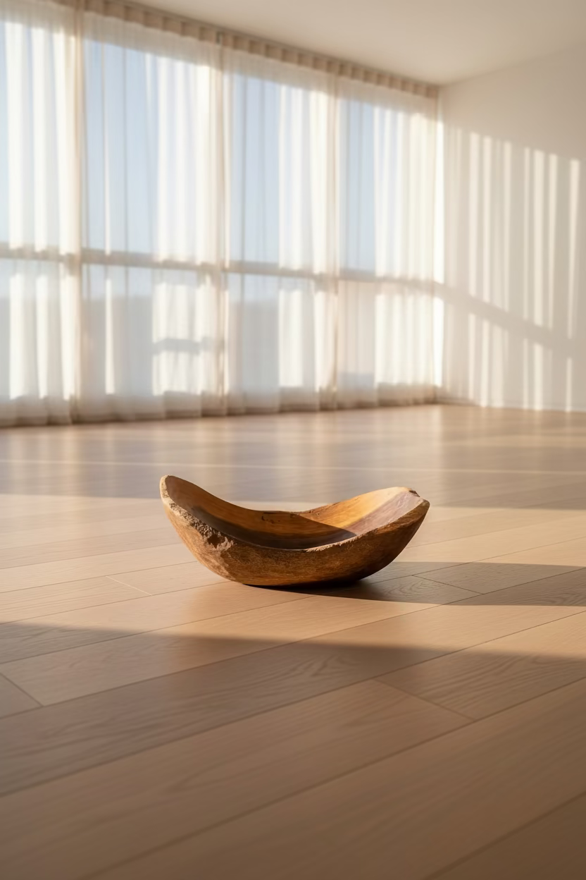 Oluwa Hand-Carved Wooden Bowl | Luxury Artisan Homeware | TG Luxe